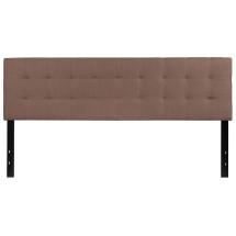 Flash Furniture HG-HB1704-K-C-GG Tufted Upholstered King Size Headboard, Camel Fabric