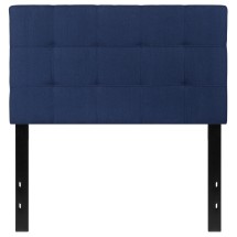 Flash Furniture HG-HB1704-T-N-GG Tufted Upholstered Twin Size Headboard, Navy Fabric
