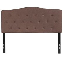 Flash Furniture HG-HB1708-F-C-GG Camel Tufted Upholstered Full Size Headboard, Fabric