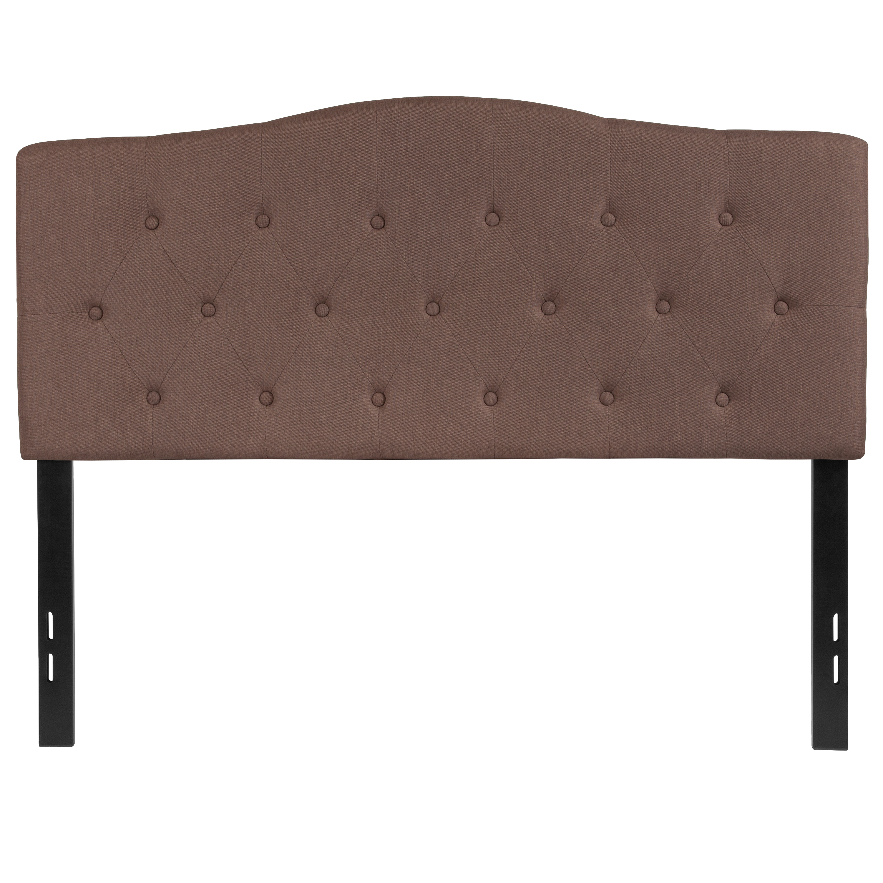 Flash Furniture HG-HB1708-F-C-GG Camel Tufted Upholstered Full Size Headboard, Fabric