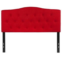 Flash Furniture HG-HB1708-F-R-GG Red Tufted Upholstered Full Size Headboard, Fabric