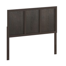 Flash Furniture MG-9708FHB-F-DKBRN-GG Full Size Dark Brown Wooden 3 Panel Adjustable Headboard