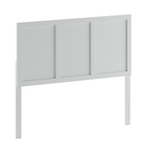 Flash Furniture MG-9708FHB-F-WHT-GG Full Size White Wooden 3 Panel Adjustable Headboard
