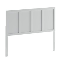 Flash Furniture MG-9708QHB-Q-WHT-GG Queen Size White 4 Panel Adjustable Headboard