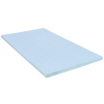 Flash Furniture MR-M35-2-T-GG Capri Comfortable Sleep 2&quot; Cool Gel Memory Foam Mattress Topper, Twin Size