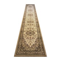 Flash Furniture NR-RG29-315-IV-GG Mersin Persian Style 3' x 15' Ivory Area Rug, Olefin with Jute Backing