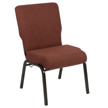 Flash Furniture PCCF-107 Advantage Cinnamon Molded Foam Church Chair 20.5&quot; W