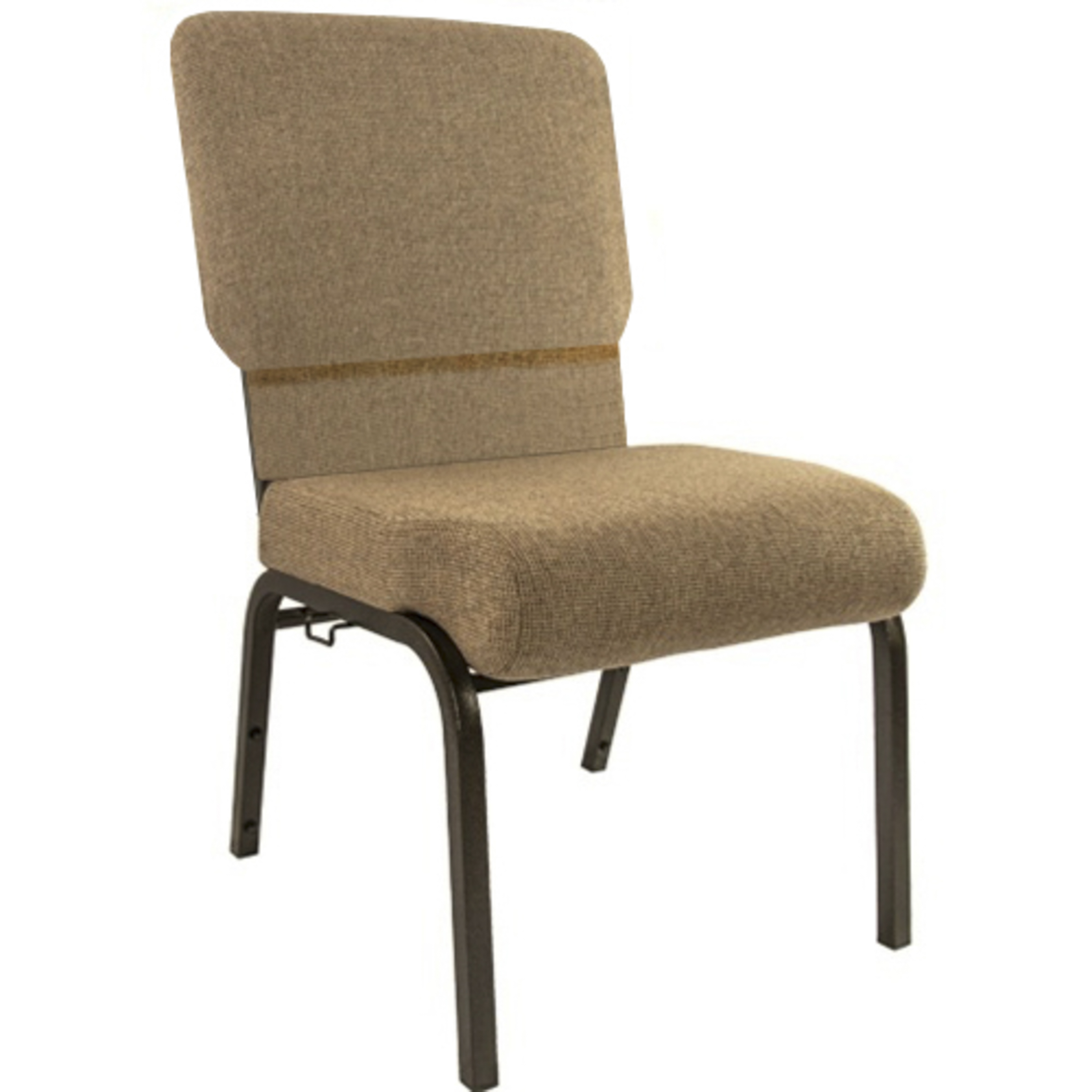 Flash Furniture PCHT-105 Advantage Mixed Tan Church Chair 20.5" Wide