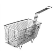 Franklin Machine Products 225-1014 Fry Basket with Twin Left Hooks 10-3/4  x 6-3/4 - LionsDeal