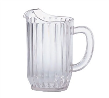 Winco WPS-32 Clear Plastic Water Pitcher 32 oz.