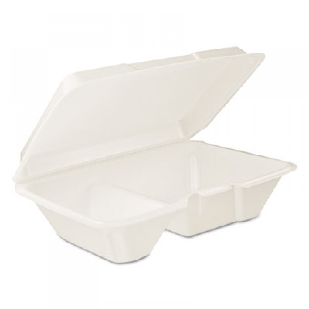 HINGED LID DELI CONTAINER - 10 x 9 1/2 x 3 1/4 - MULTI