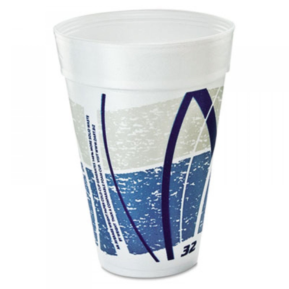 Dart Foam Drink Cups, 20 oz, White, 500/Carton