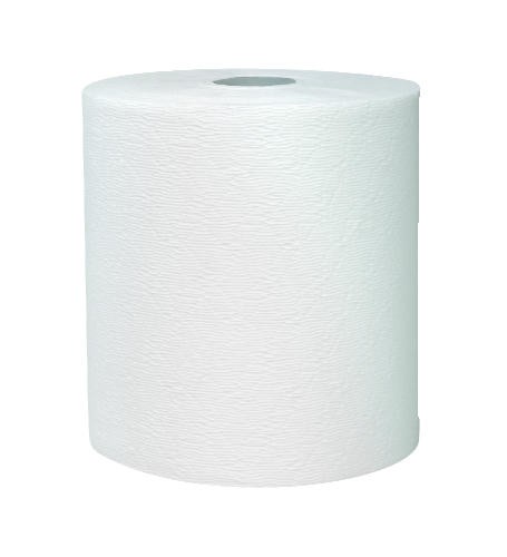 Kleenex Essential Plus+ Recycled Hardwound Paper Towels, 1-ply, 600  ft./Roll, 6 Rolls/Carton (50606)