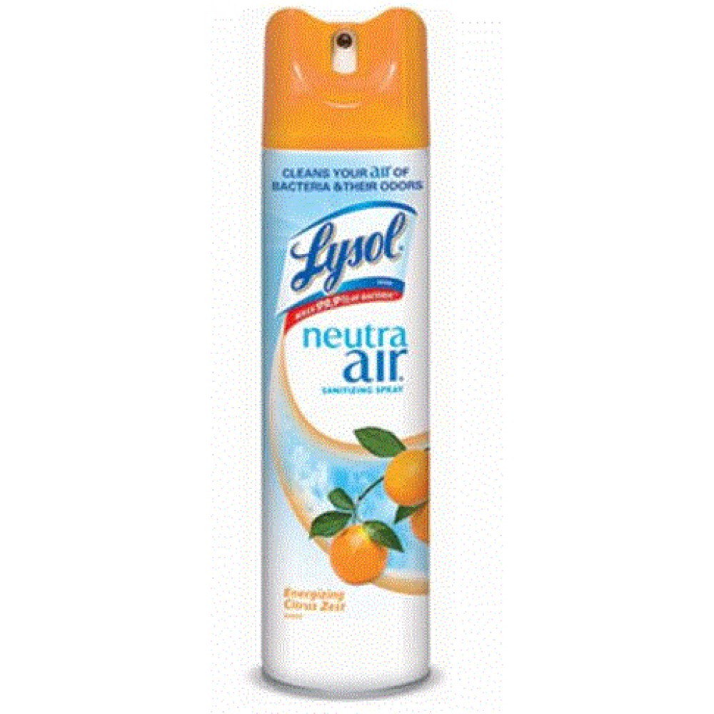 Lysol Neutra Air Sanitizing Spray Citrus Aerosol 10 Oz Lionsdeal 7890