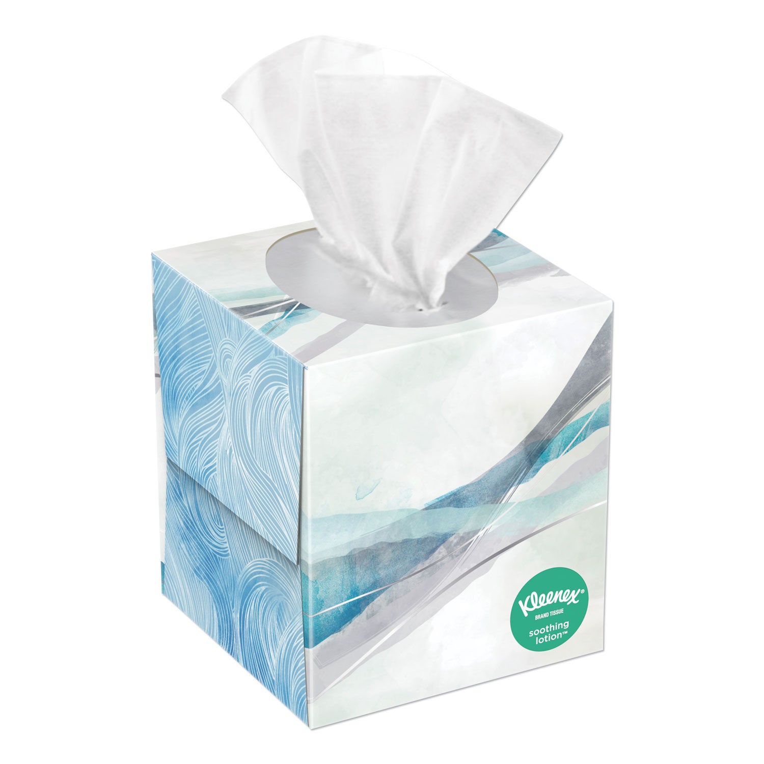 Kleenex Facial Tissue Convenience Case 2-ply, White, 12-count