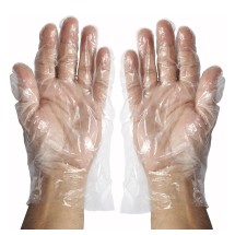 Winco GLP-M DisposableTextured Polyethylene Gloves, Medium 500/Box