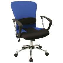 Flash Furniture LF-W23-BLUE-GG Mid-Back Blue Mesh Chair