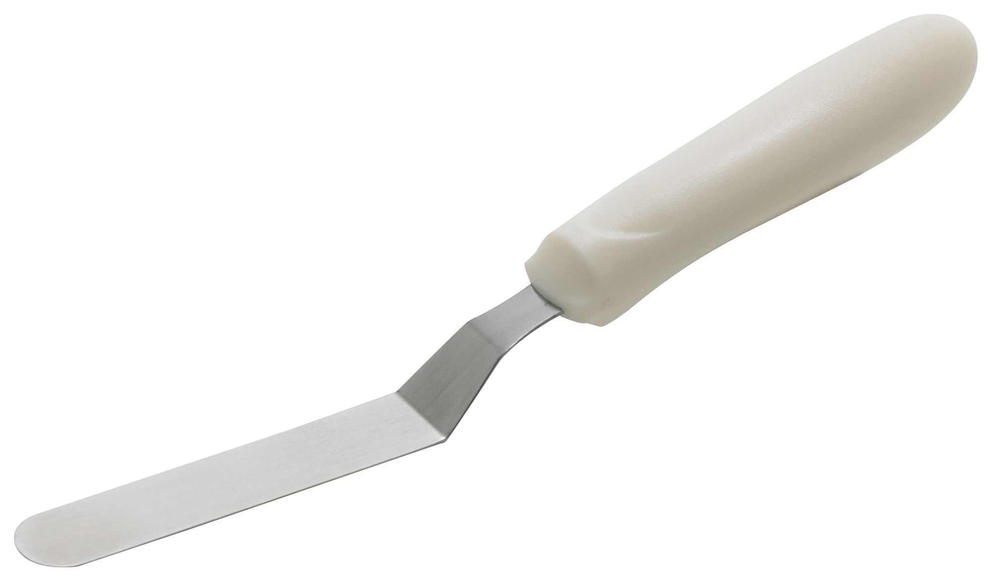 Offset Spatulas, 4-1/4 Blade, White PP Handle - LionsDeal