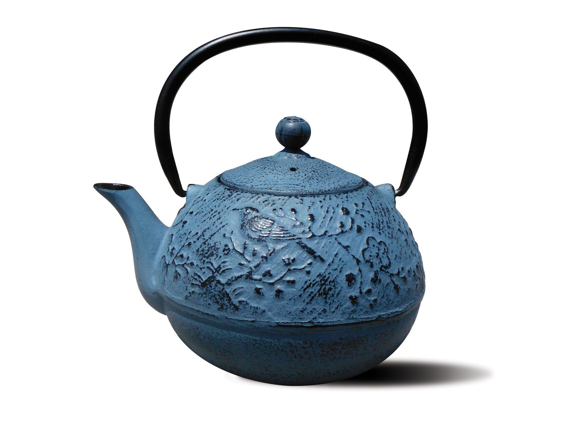 Old Dutch International 1028BB Waterfall Blue Cast Iron Suzume Teapot