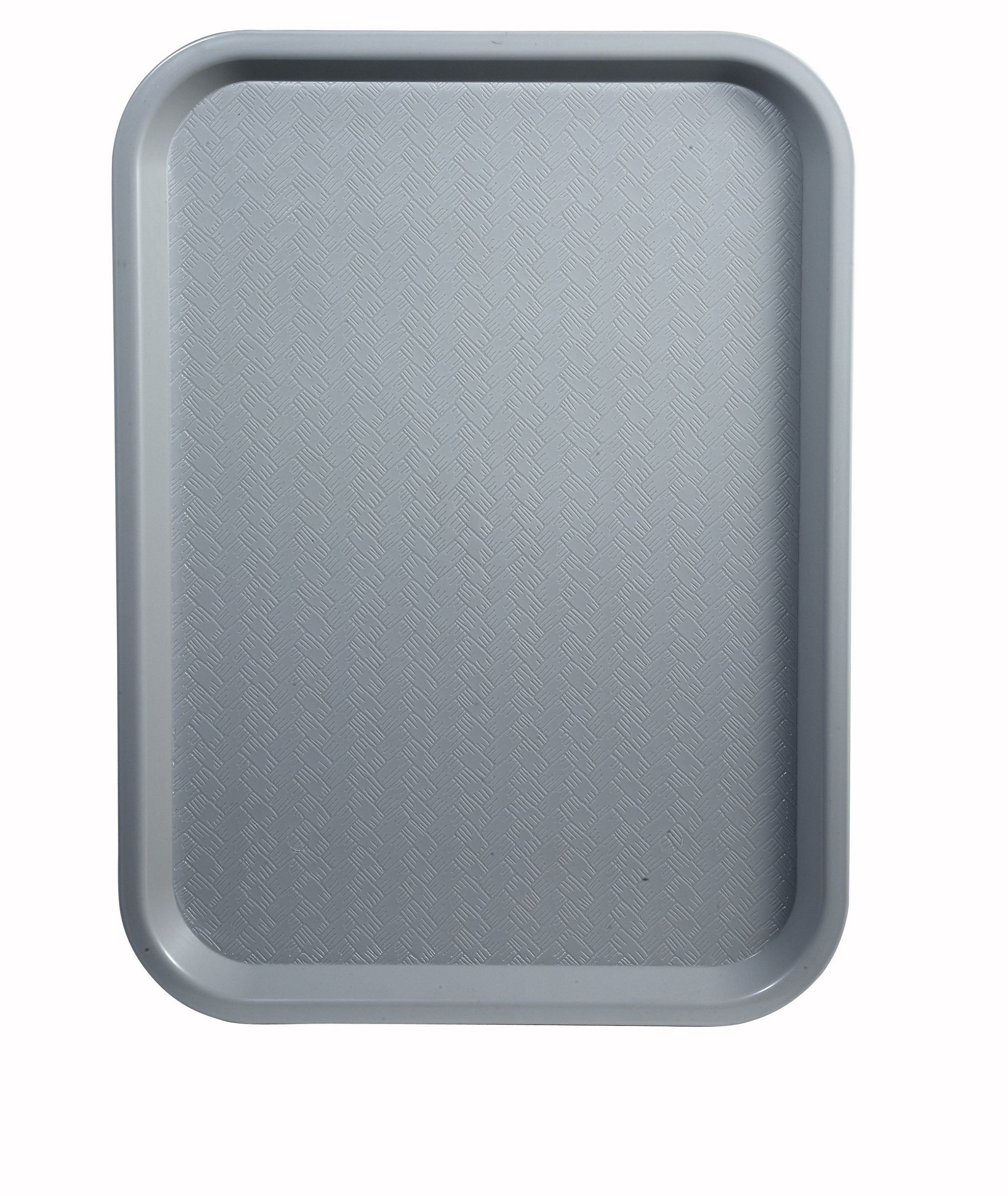 Winco FFT-1418E Grey Plastic Fast Food Tray 14" x 18"