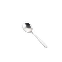 CAC China 3010-04 Rhine Bouillon Spoon, Heavyweight 18/0, 6&quot;