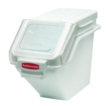 Rubbermaid Commercial Products Safety Storage Ingredient Bins, 100 Cup, White (Box of 1)