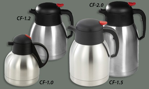 1.2 Liter Insulated Coffee Pot Server, Stainless Steel