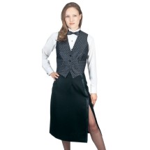 Henry Segal Women's Customizable Black Flat Front Comfort Waist Tuxedo  Pants - 00