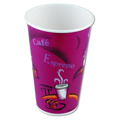 4 Oz Printed Espresso Hot Paper Cups, 1000/CS