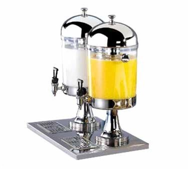 Rosseto LD106 Rectangular Acrylic Base Beverage Dispenser 1 Gallon