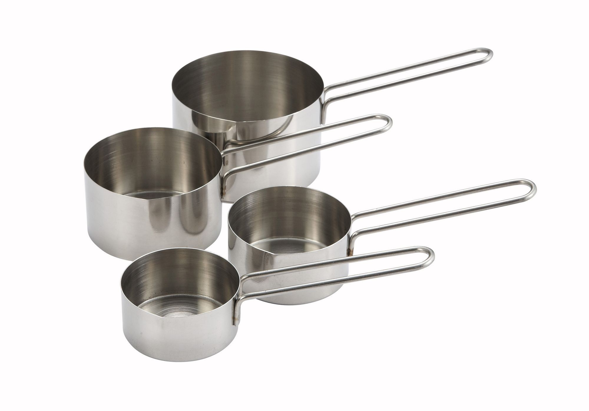 Stainless Steel Four-Piece Measuring Cups - LionsDeal