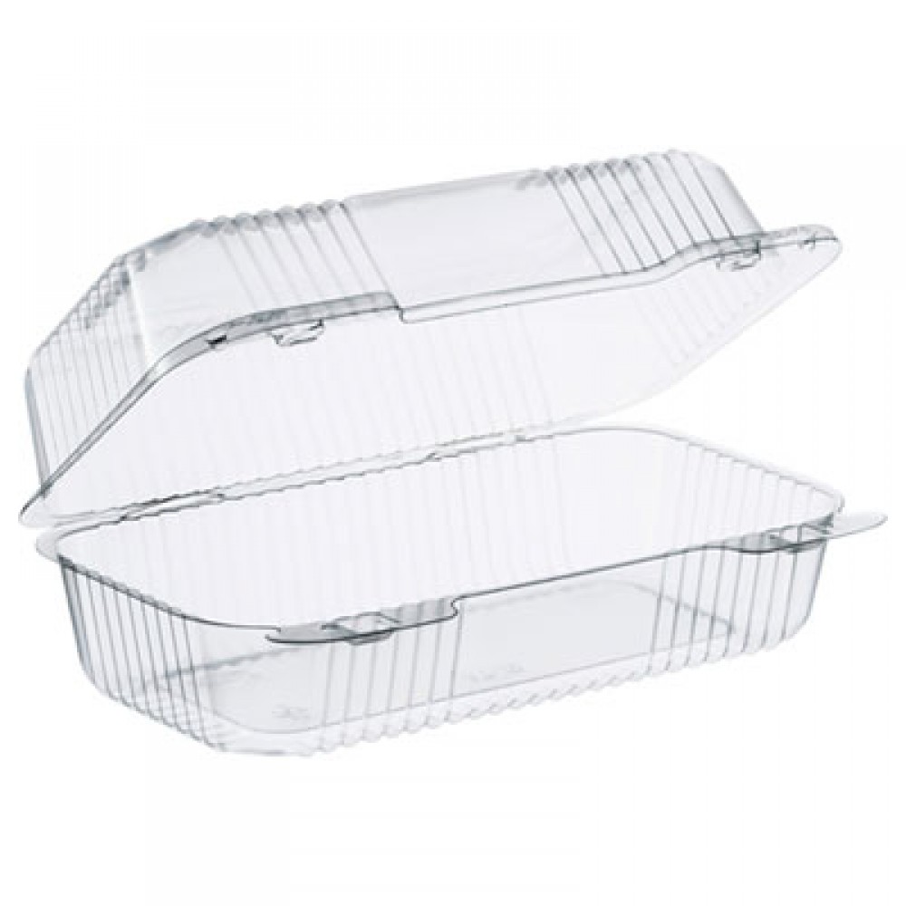 Clear Hinged Take-Out Containers - 33 oz, 3 Compartment