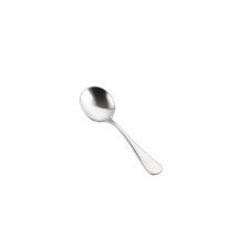 CAC China 3033-04 Tulip Bouillon Spoon, Extra Heavyweight 18/0, 6&quot;