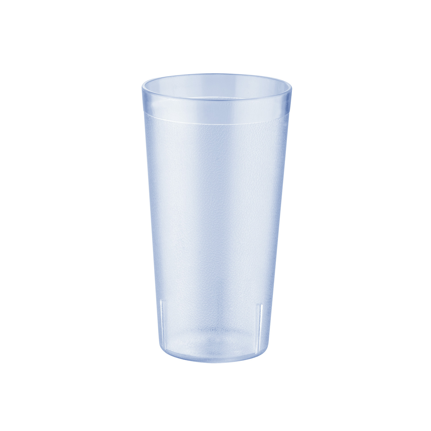 CAC China BVPT-12BL Blue Plastic Pebbled Tumbler 12 oz.