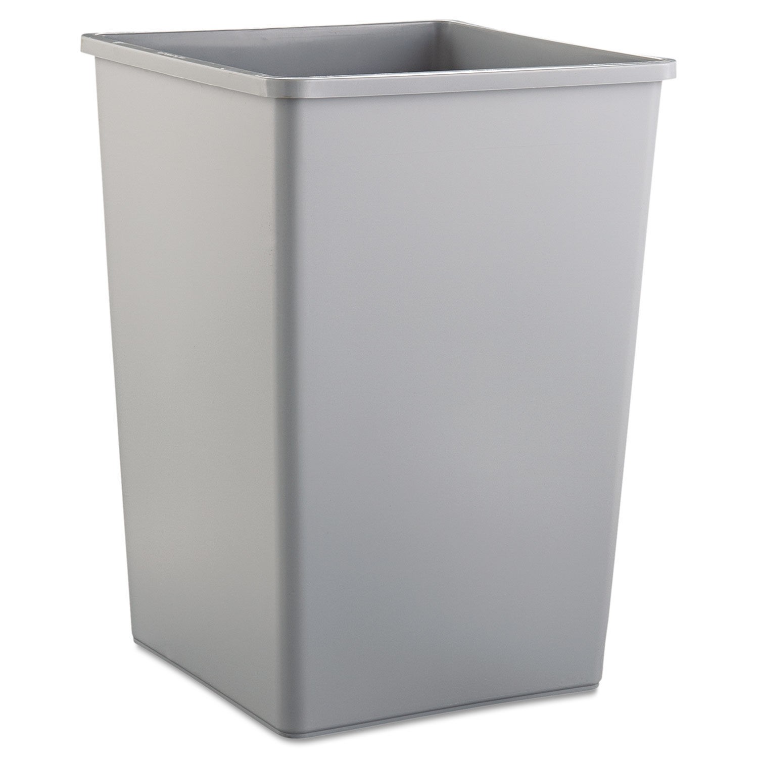 Winco PTCS-23G Trash Can, 23 gallon, Square, Tall, Gray