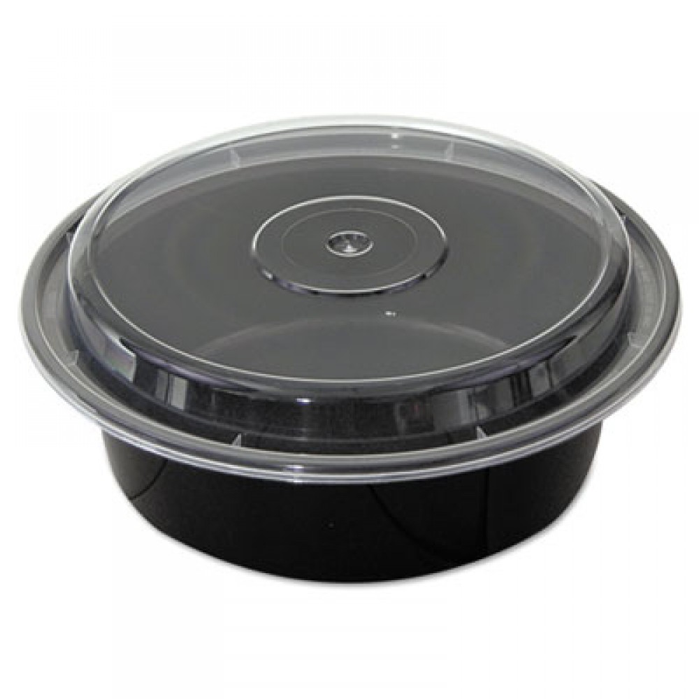 Specialty Containers Black-Clear 18oz 6.22w x 5.91d x 2.09h 200-carton