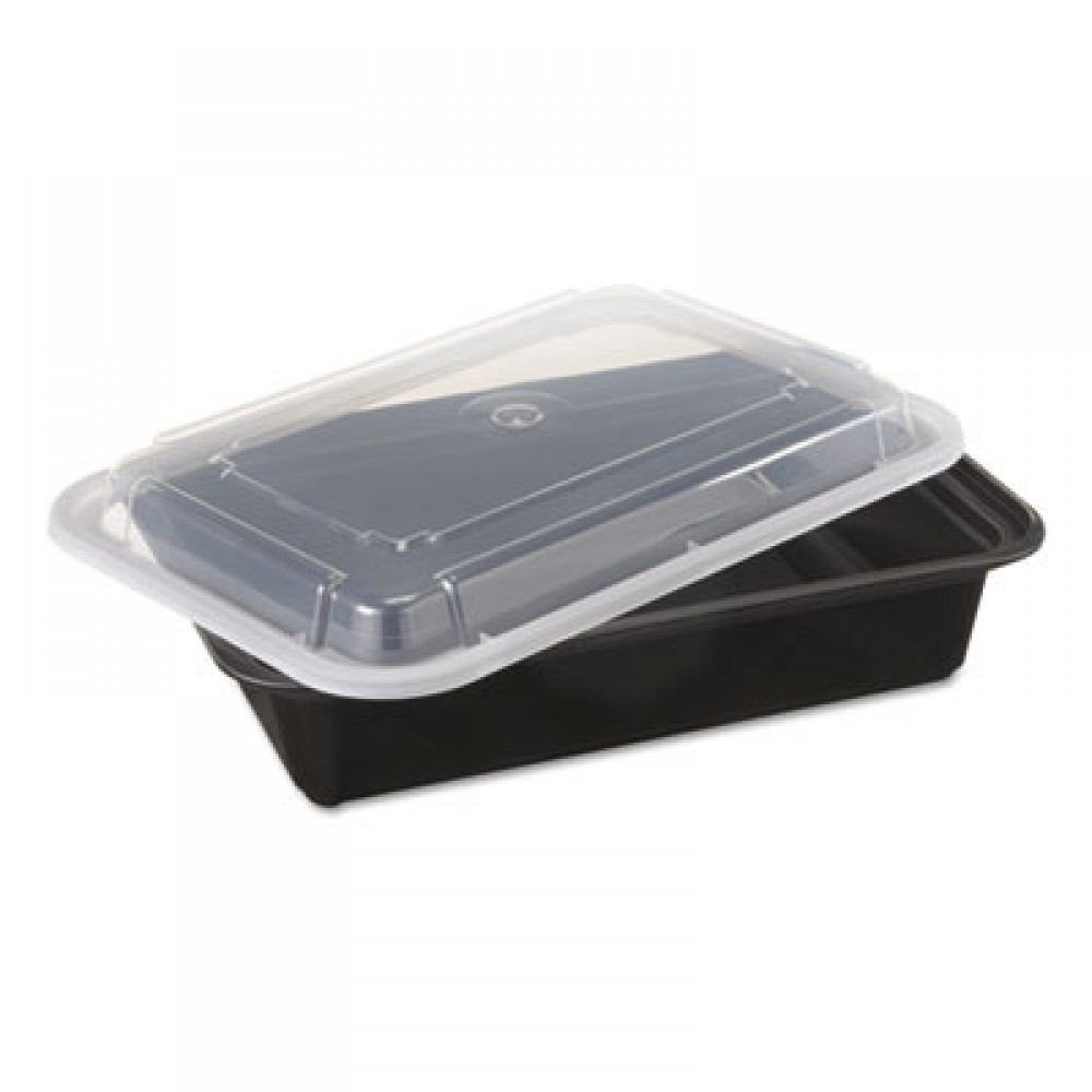 Specialty Containers Black-Clear 18oz 6.22w x 5.91d x 2.09h 200-carton