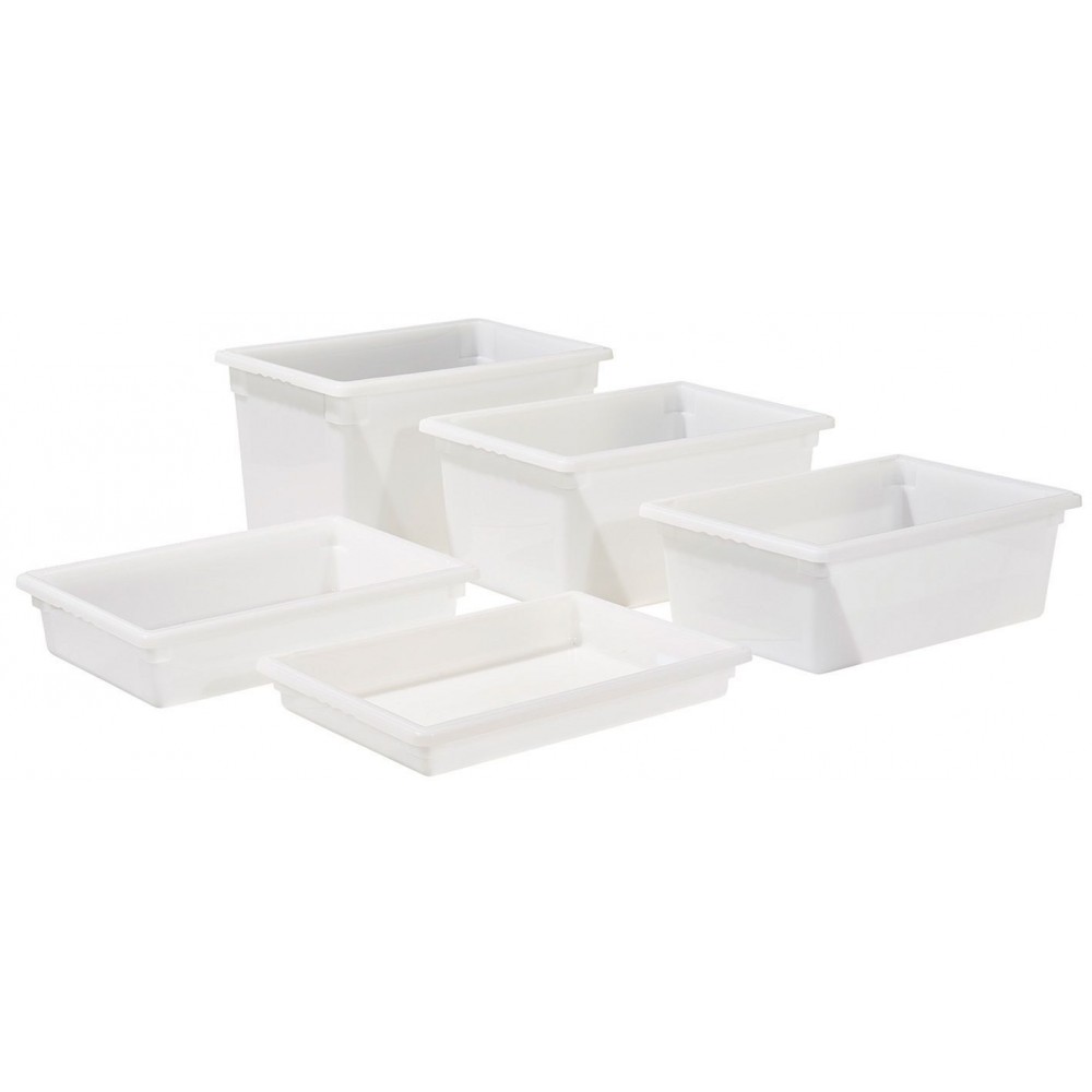 Thunder Group PLSFT018PP 18 qt Square Food Storage Container - White