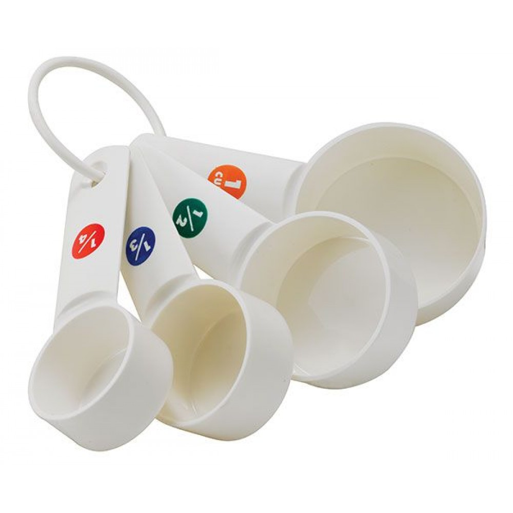 RW Base 4 qt Clear Plastic Measuring Cup - 9 1/2 x 7 1/4 x 9 1/2 - 10  count box