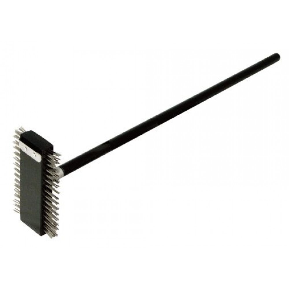 Winco Pizza Oven Wire Brush With Brass Bristles And Metal Scraper