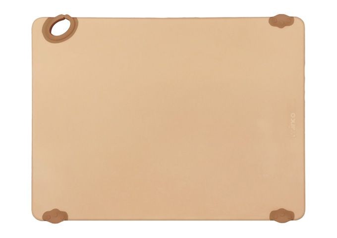 Winco CBK-1824BN STATIKBOARD Brown Plastic Cutting Board, 18 x 24 x 1/2  - LionsDeal
