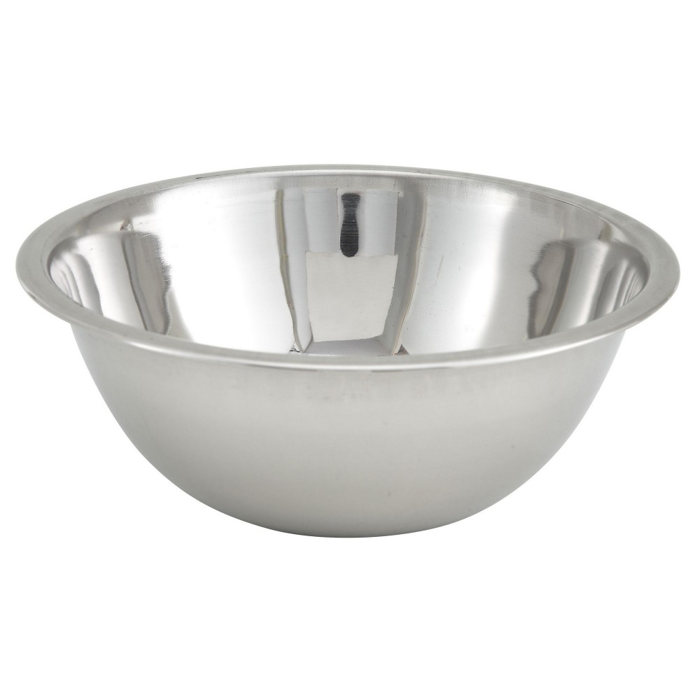 Winco MXHV-800 8 Quart Heavy-Duty Stainless Steel Mixing Bowl