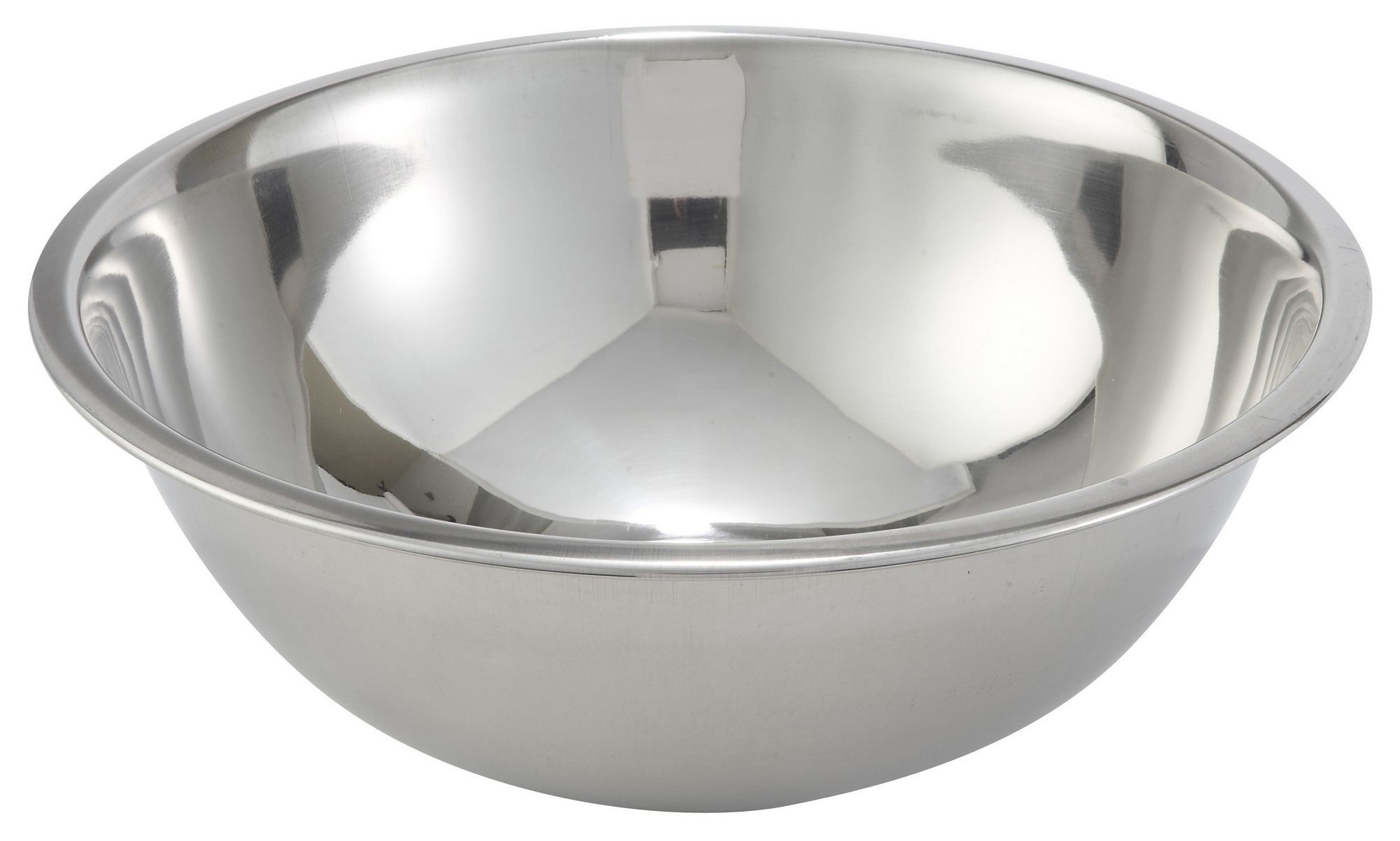 Winco MXBT-500Q Stainless Steel All-Purpose Mixing Bowl 5 Qt. - LionsDeal
