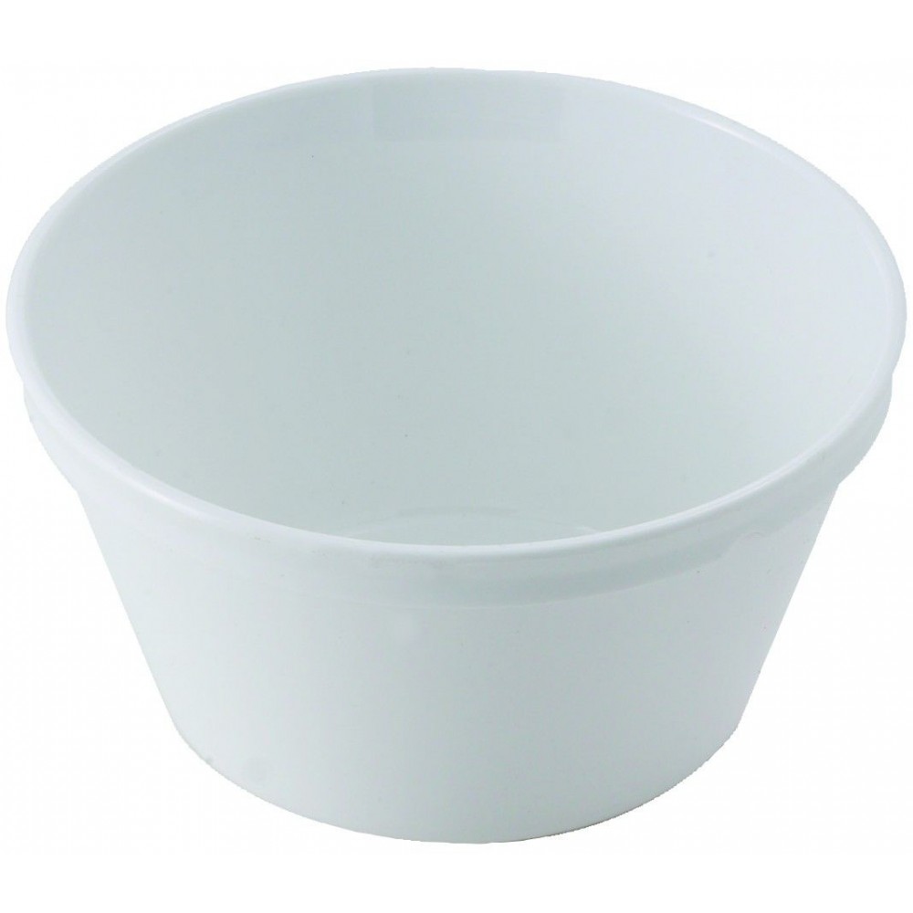 Winco DWAB-L Large Insulated Stainless Steel Angled Display Bowl 2-1/4 Qt.