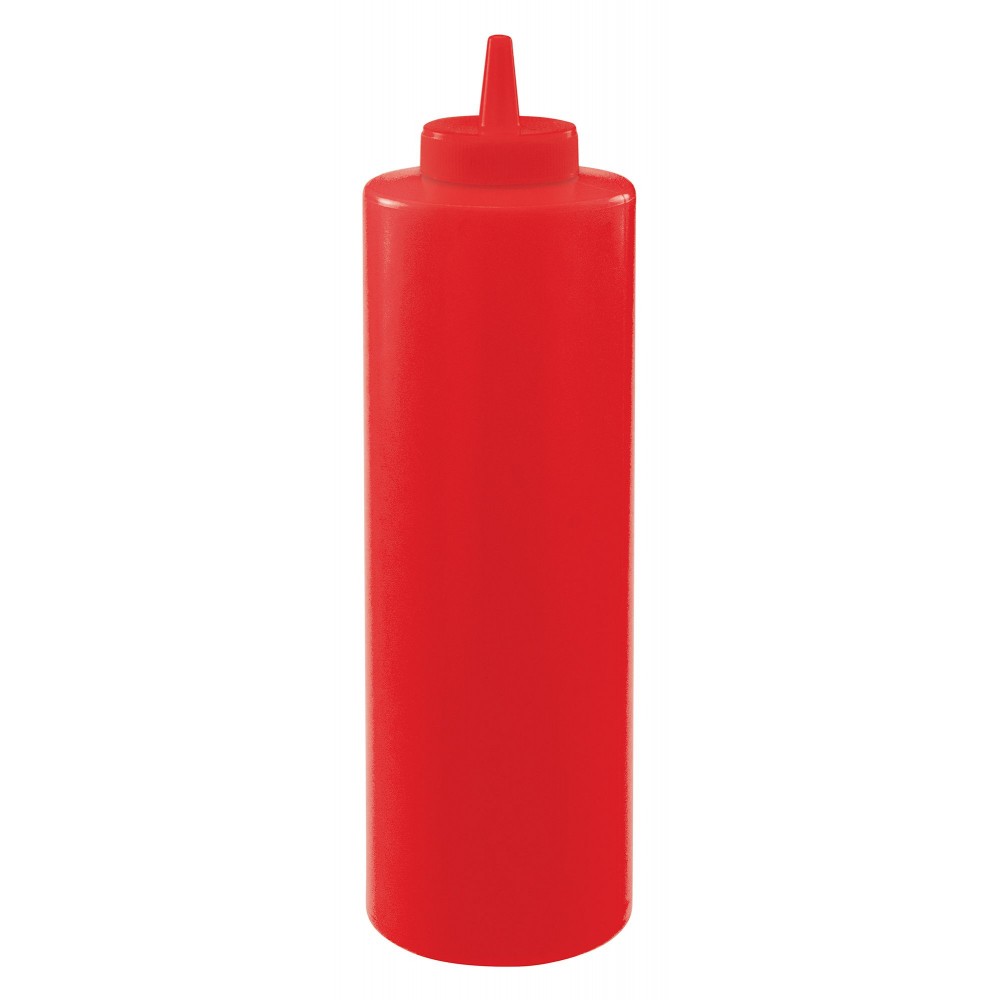 24 oz Condiment Squeeze Bottles Red