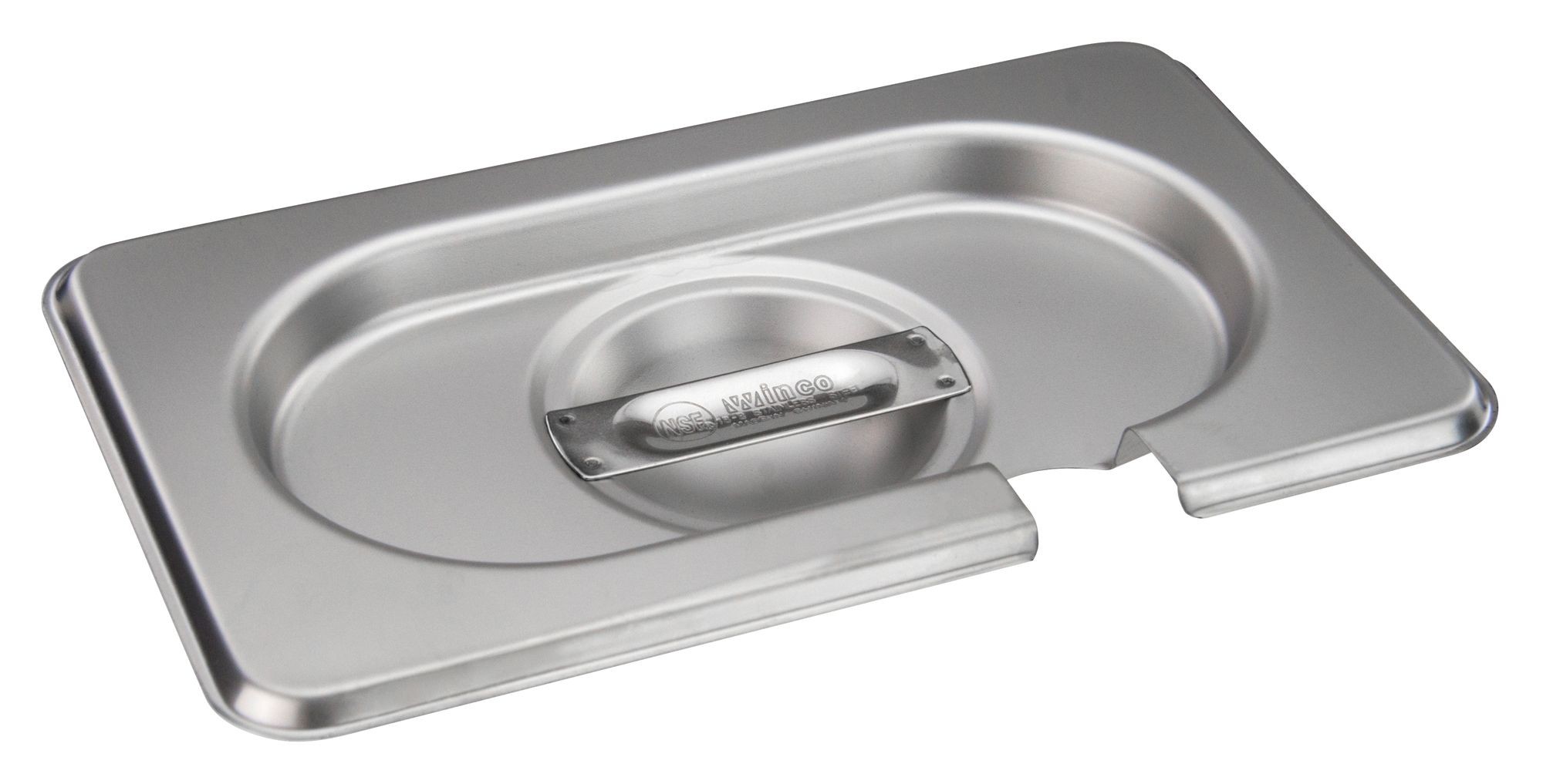 Winco SPCN-GN Solid Stainless Steel Steam Pan Cover for SPJH-906G/N
